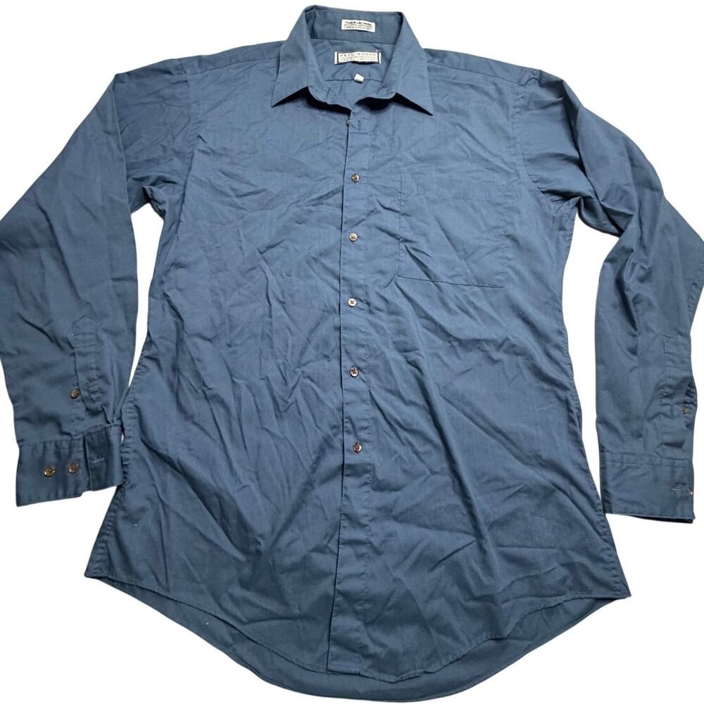 Paul Rodon Men's dress shirt Size 16 34/35 Made in Korea